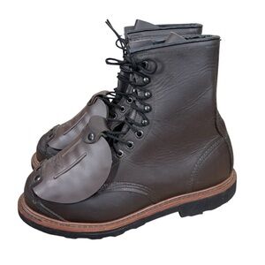 Red Wing 4492 Men’s Size 7D Metatarsal Guard Steel Toe Brown Leather Boots